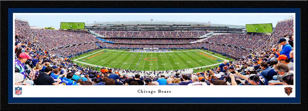 Chicago Bears - Soldier Field Panorama Print - Select Frame