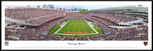 Chicago Bears - Soldier Field - Skyline Panorama Print - Standard Frame