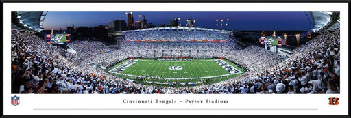 Cincinnati Bengals 50 Yd Panoramic Picture - Paycor Stadium NFL Fan Cave Decor  Standard Frame