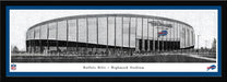 Buffalo Bill Highmark Stadium "Line Art" - Select Frame