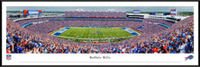 Buffalo Bills Panoramic Poster - Highmark Stadium NFL Fan Cave Wall Decor   Standard Frame