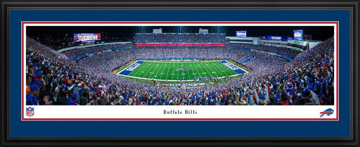 Buffalo Bills Panoramic Picture - Highmark Stadium NFL Fan Cave Decor  Deluxe Frame
