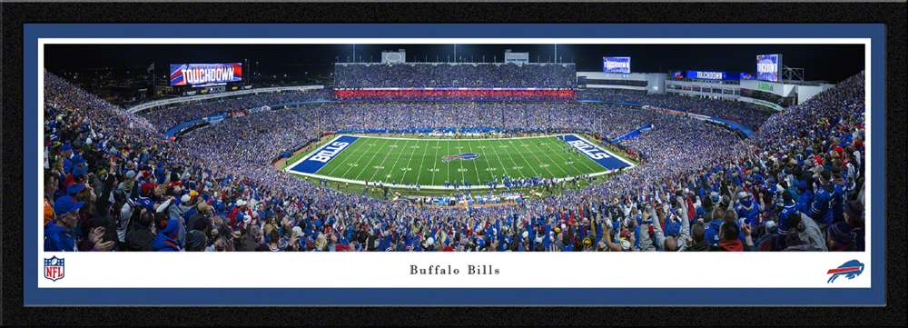Buffalo Bills Panoramic Picture - Highmark Stadium NFL Fan Cave Decor  Select Frame