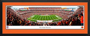 Cleveland Browns Panoramic Poster - FirstEnergy Stadium NFL Fan Cave Decor  Deluxe Frame