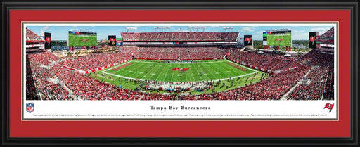 Tampa Bay Buccaneers Panorama - Raymond James Stadium Picture  Deluxe Frame