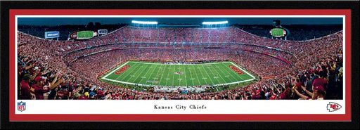 Kansas City Chiefs Panoramic Picture - Arrowhead Stadium  Select Frame