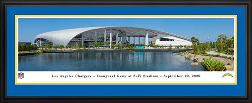 Los Angeles Chargers Framed Panoramic Poster - SoFi Stadium Picture  Deluxe Frame