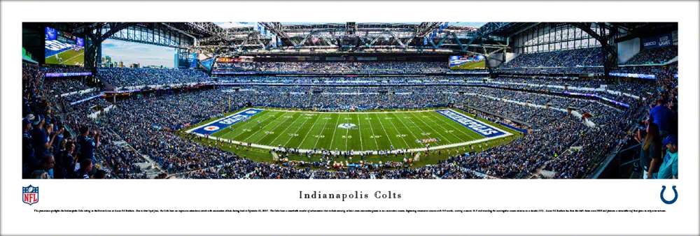 Indianapolis Colts Panoramic Picture - Lucas Oil Stadium Panorama  Unframed