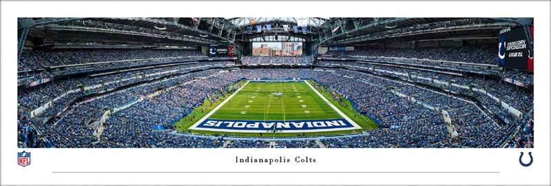 Inidanapolis Colts - Lucas Oil Stadium - Endzone Panorama Print