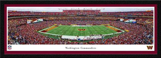 Washington Commanders Panoramic Picture - FedEx Field NFL Fan Cave Decor  Select Frame
