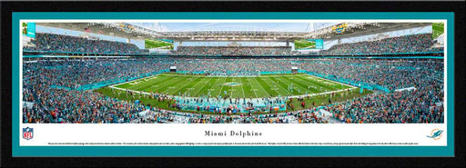 Miami Dolphins Panoramic Picture - Hard Rock Stadium  Select Frame