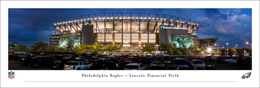 Philadelphia Eagles Panoramic Fan Cave Poster - Lincoln Financial Field Picture  Unframed