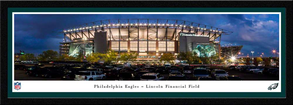 Philadelphia Eagles Panoramic Fan Cave Poster - Lincoln Financial Field Picture  Select Frame