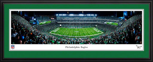 Philadelphia Eagles Throwback Game Panoramic Picture - NFL Lincoln Financial Field Fan Cave Decor  Deluxe Frame