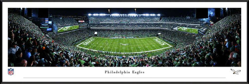 Philadelphia Eagles Throwback Game Panoramic Picture - NFL Lincoln Financial Field Fan Cave Decor  Standard Frame