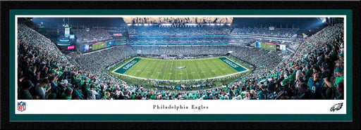 Philadelphia Eagles - Night Game Panorama Print - Select Frame