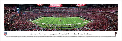 Atlanta Falcons Panoramic Picture - Mercedes-Benz Stadium  Unframed