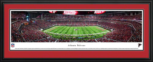Atlanta Falcons Panoramic Picture - Mercedes-Benz Stadium  Deluxe Frame