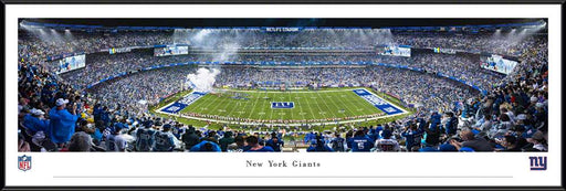 New York Giants Panoramic Picture - MetLife Stadium NFL Fan Cave Decor  Standard Frame