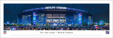 MetLife Stadium NFL Fan Cave Decor - New York Giants Panoramic Picture  Unframed