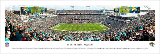 Jacksonville Jaguars Panoramic Poster - TIAA Bank Field NFL Fan Cave Decor  Unframed