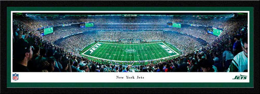 New York Jets Panoramic Picture - MetLife Stadium NFL Fan Cave Decor  Select Frame