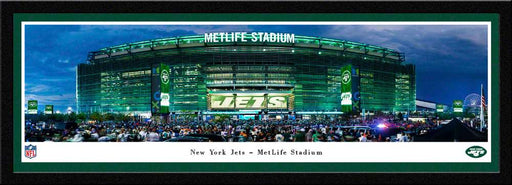 MetLife Stadium NFL Panoramic Picture - New York Jets Fan Cave Decor  Select Frame