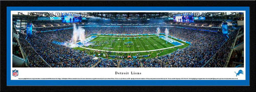 Detroit Lions Panoramic Picture - Ford Field  Select Frame