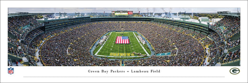 Green Bay Packers - Lambeau Field Stadium Panoramic Picture Unframed - 40" x 13 1/2"