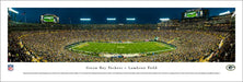 Green Bay Packers Panoramic Picture - Lambeau Field at Night  Unframed