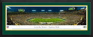 Green Bay Packers Panoramic Picture - Lambeau Field at Night  Deluxe Frame