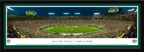 Green Bay Packers Panoramic Picture - Lambeau Field at Night  Select Frame