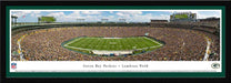 Green Bay Packers Panorama - Lambeau Field Fan Cave Wall Decor  Select Frame