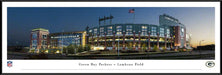 Green Bay Packers Panoramic Fan Cave Poster - Lambeau Field Picture  Standard Frame