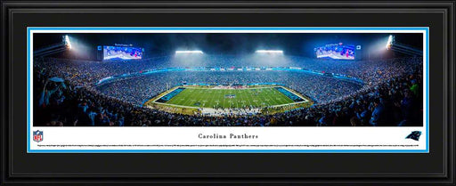 Carolina Panthers Panoramic Picture - Bank of America Stadium  Deluxe Frame