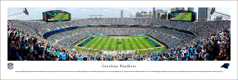 Carolina Panthers Poster - Bank of America Stadium  Unframed