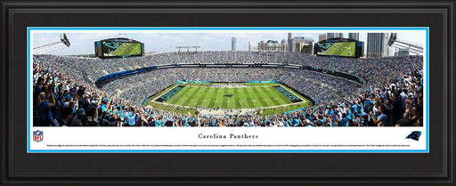 Carolina Panthers Poster - Bank of America Stadium  Deluxe Frame