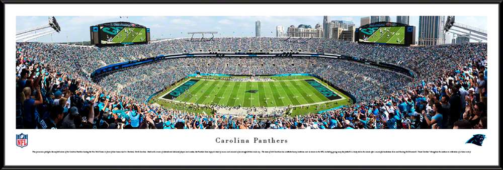 Carolina Panthers Poster - Bank of America Stadium  Standard Frame