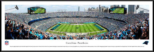 Carolina Panthers Poster - Bank of America Stadium  Standard Frame