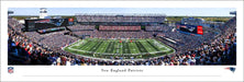 New England Patriots Panoramic Picture - Gillette Stadium NFL Fan Cave Decor  Unframed