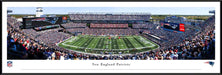 New England Patriots Panoramic Picture - Gillette Stadium NFL Fan Cave Decor  Standard Frame