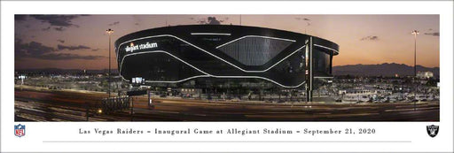 Las Vegas Raiders Framed Panoramic Poster - Allegiant Stadium Picture  Unframed