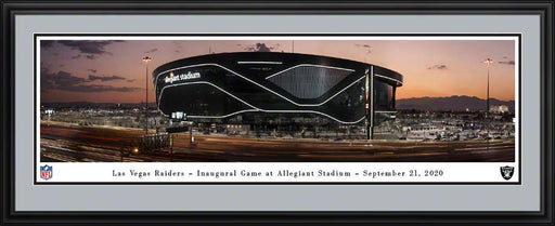 Las Vegas Raiders Framed Panoramic Poster - Allegiant Stadium Picture  Deluxe Frame