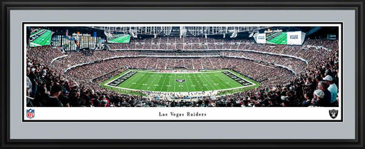 Las Vegas Raiders Panoramic Fan Cave Decor - Allegiant Stadium Picture  Deluxe Frame