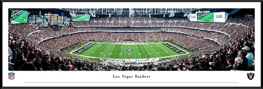 Las Vegas Raiders Panoramic Fan Cave Decor - Allegiant Stadium Picture  Standard Frame