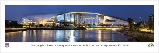 Los Angeles Rams Framed Panoramic Poster - SoFi Stadium Picture  Unframed