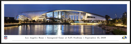 Los Angeles Rams Framed Panoramic Poster - SoFi Stadium Picture  Standard Frame
