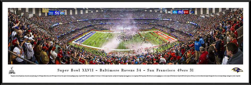2013 Super Bowl Panoramic - Baltimore Ravens  Standard Frame