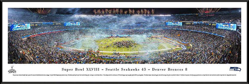 2014 Super Bowl Panoramic Picture - Seattle Seahawks  Standard Frame