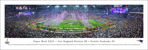2015 Super Bowl Panoramic - New England Patriots  Unframed
